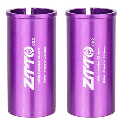 2pcs ZTTO Bicycle Seat Post Conversion Sleeve Reducer Cover, 25.4-27.2mm 001, 27.2-28.6mm 003, 27.2-30.4mm 004, 27.2-30.8mm 005, 27.2-31.6mm 006, 27.2-33.9mm 007, 31.8-34.9mm 008, 30.9-31.6mm 009, 25.4-30.9mm 010, 25.4-31.6mm 011, 27.2-30mm 012...