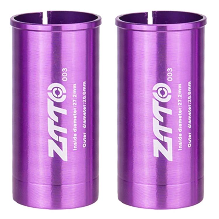 2pcs ZTTO Bicycle Seat Post Conversion Sleeve Reducer Cover, 25.4-27.2mm 001, 27.2-28.6mm 003, 27.2-30.4mm 004, 27.2-30.8mm 005, 27.2-31.6mm 006, 27.2-33.9mm 007, 31.8-34.9mm 008, 30.9-31.6mm 009, 25.4-30.9mm 010, 25.4-31.6mm 011, 27.2-30mm 012...