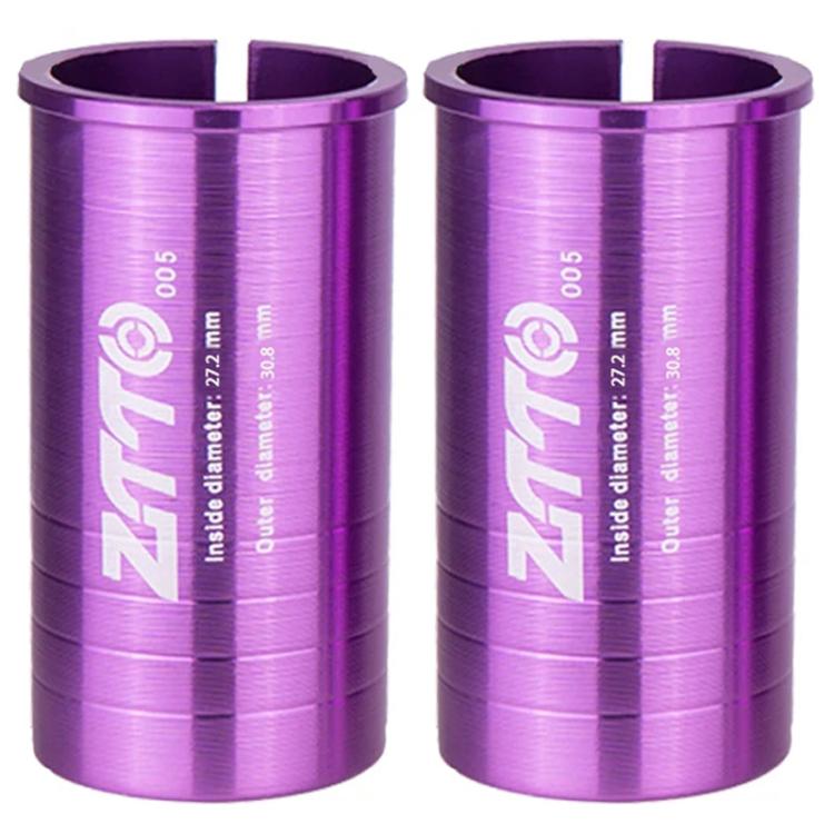 2pcs ZTTO Bicycle Seat Post Conversion Sleeve Reducer Cover, 25.4-27.2mm 001, 27.2-28.6mm 003, 27.2-30.4mm 004, 27.2-30.8mm 005, 27.2-31.6mm 006, 27.2-33.9mm 007, 31.8-34.9mm 008, 30.9-31.6mm 009, 25.4-30.9mm 010, 25.4-31.6mm 011, 27.2-30mm 012...