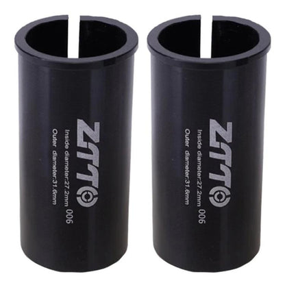 2pcs ZTTO Bicycle Seat Post Conversion Sleeve Reducer Cover, 25.4-27.2mm 001, 27.2-28.6mm 003, 27.2-30.4mm 004, 27.2-30.8mm 005, 27.2-31.6mm 006, 27.2-33.9mm 007, 31.8-34.9mm 008, 30.9-31.6mm 009, 25.4-30.9mm 010, 25.4-31.6mm 011, 27.2-30mm 012...
