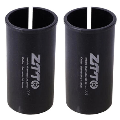 2pcs ZTTO Bicycle Seat Post Conversion Sleeve Reducer Cover, 25.4-27.2mm 001, 27.2-28.6mm 003, 27.2-30.4mm 004, 27.2-30.8mm 005, 27.2-31.6mm 006, 27.2-33.9mm 007, 31.8-34.9mm 008, 30.9-31.6mm 009, 25.4-30.9mm 010, 25.4-31.6mm 011, 27.2-30mm 012...