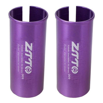 2pcs ZTTO Bicycle Seat Post Conversion Sleeve Reducer Cover, 25.4-27.2mm 001, 27.2-28.6mm 003, 27.2-30.4mm 004, 27.2-30.8mm 005, 27.2-31.6mm 006, 27.2-33.9mm 007, 31.8-34.9mm 008, 30.9-31.6mm 009, 25.4-30.9mm 010, 25.4-31.6mm 011, 27.2-30mm 012...