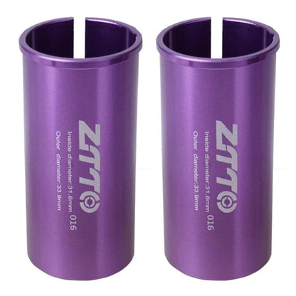 2pcs ZTTO Bicycle Seat Post Conversion Sleeve Reducer Cover, 25.4-27.2mm 001, 27.2-28.6mm 003, 27.2-30.4mm 004, 27.2-30.8mm 005, 27.2-31.6mm 006, 27.2-33.9mm 007, 31.8-34.9mm 008, 30.9-31.6mm 009, 25.4-30.9mm 010, 25.4-31.6mm 011, 27.2-30mm 012...