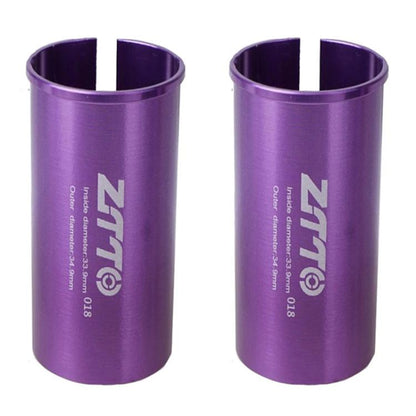 2pcs ZTTO Bicycle Seat Post Conversion Sleeve Reducer Cover, 25.4-27.2mm 001, 27.2-28.6mm 003, 27.2-30.4mm 004, 27.2-30.8mm 005, 27.2-31.6mm 006, 27.2-33.9mm 007, 31.8-34.9mm 008, 30.9-31.6mm 009, 25.4-30.9mm 010, 25.4-31.6mm 011, 27.2-30mm 012...