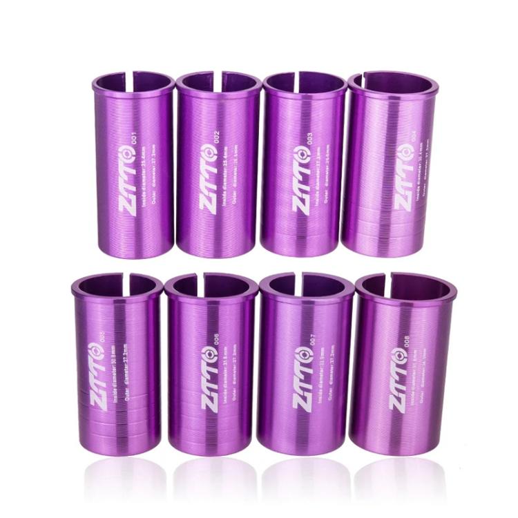 2pcs ZTTO Bicycle Seat Post Conversion Sleeve Reducer Cover, 25.4-27.2mm 001, 27.2-28.6mm 003, 27.2-30.4mm 004, 27.2-30.8mm 005, 27.2-31.6mm 006, 27.2-33.9mm 007, 31.8-34.9mm 008, 30.9-31.6mm 009, 25.4-30.9mm 010, 25.4-31.6mm 011, 27.2-30mm 012...