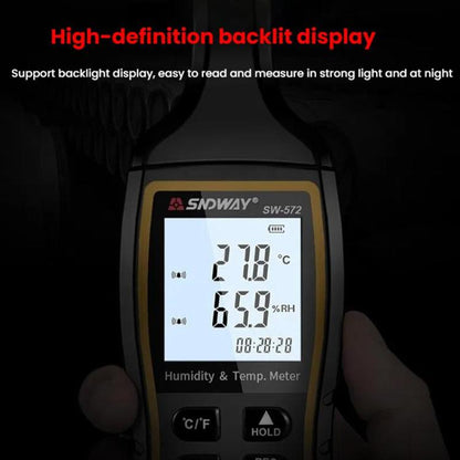 Handheld Digital Temperature Humidity Meter High Sensitivity Temperature Humidity Meter, SW-572