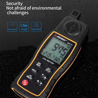 Carbon Dioxide Gas Detector Handheld Indoor Household Air CO2 Concentration Alarms, SW-723