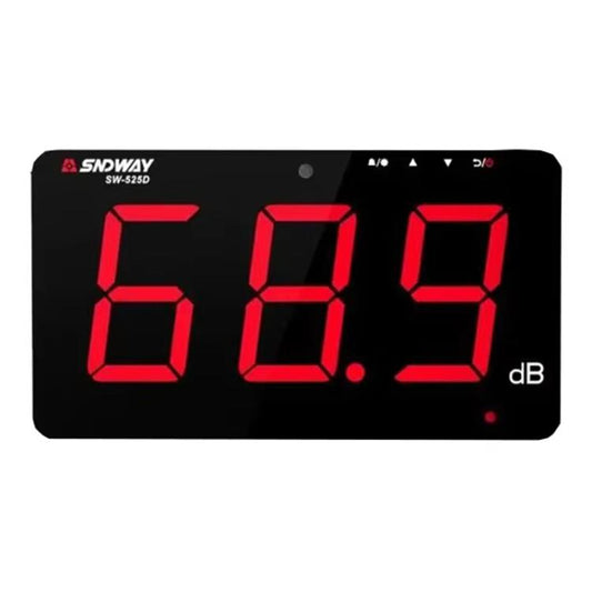 9.6 inch Wall Mounted Decibel Meter Large Screen Environmental Noise Monitor, SW-525D
