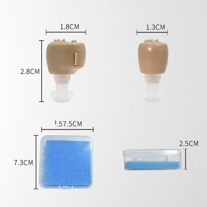 Hearing Aid Sound Amplifier Elderly Noise Reduction Sound Collector Hearing Aid Accessories, Battery Model