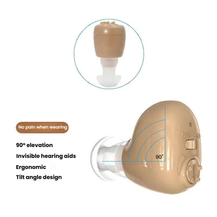 Hearing Aid Sound Amplifier Elderly Noise Reduction Sound Collector Hearing Aid Accessories, Battery Model