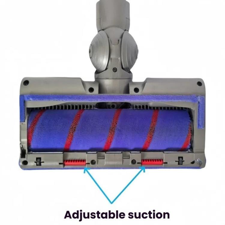 Adjustable Suction Floor Brush for Dyson V7 / V8 / V10 / V11 / V15 / G5 Vacuum Cleaners, Direct Drive Bristle Roller, Soft Roller, Direct Drive Head+Soft Roller Set, Soft Head+Bristle Roller Set