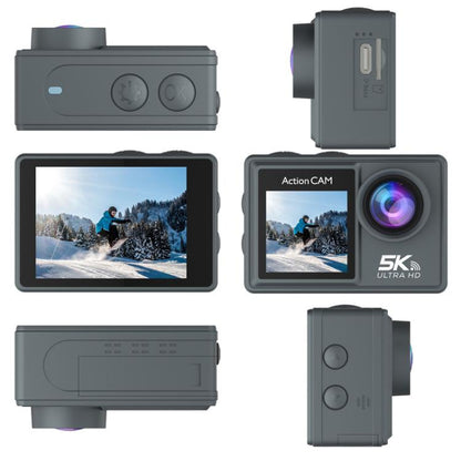 5K Action Camera Anti-Shake Outdoor HD Shooting Cycling Recorder Under Dive Camera, M40TR With Touch Screen + Remote Control, M40TRW With Touch Screen + Integrated Remote-Controlled Microphone
