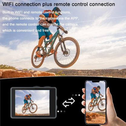 5K Action Camera Anti-Shake Outdoor HD Shooting Cycling Recorder Under Dive Camera, M40TR With Touch Screen + Remote Control, M40TRW With Touch Screen + Integrated Remote-Controlled Microphone