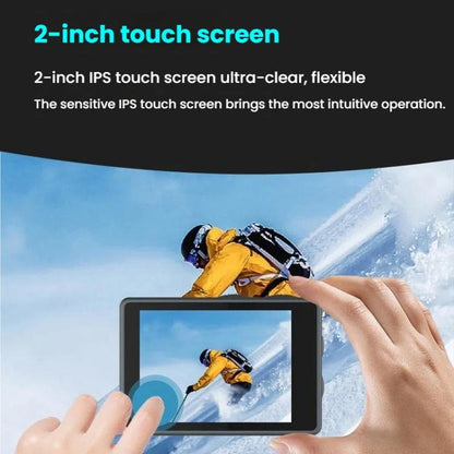 5K Action Camera Anti-Shake Outdoor HD Shooting Cycling Recorder Under Dive Camera, M40TR With Touch Screen + Remote Control, M40TRW With Touch Screen + Integrated Remote-Controlled Microphone