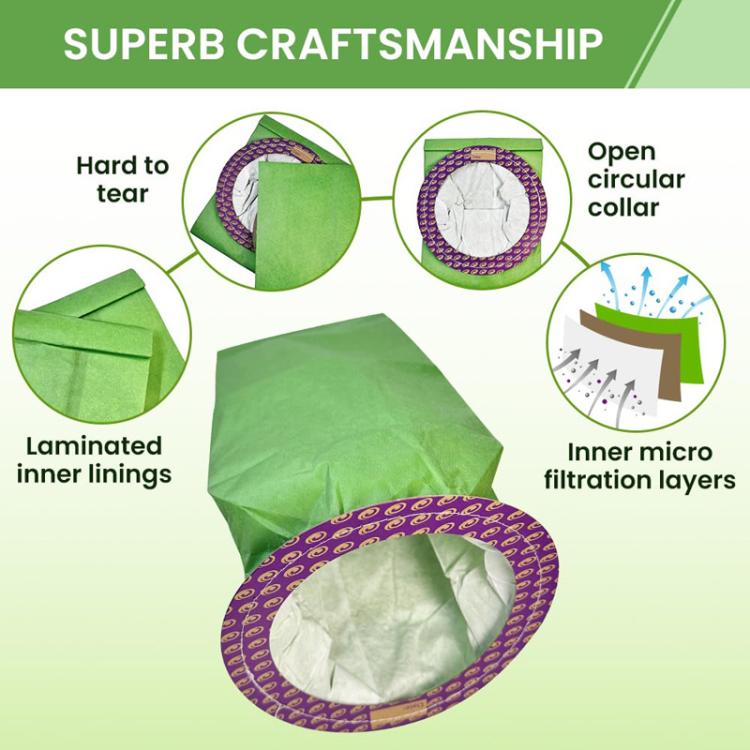 Vacuum Cleaner Accessories Paper Bag Dust Collection Bag, 3pcs For ProTeam 100331