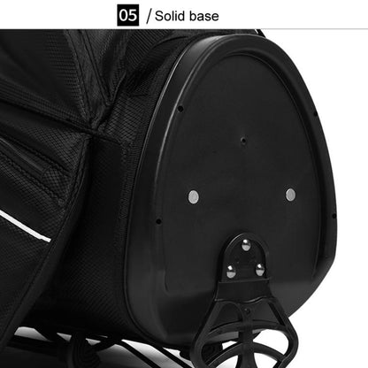 PGM QB147 Lightweight Protable Double Shoulder Golf Clubs Bag Unisex Holder Pack With 14 Slots For Poles