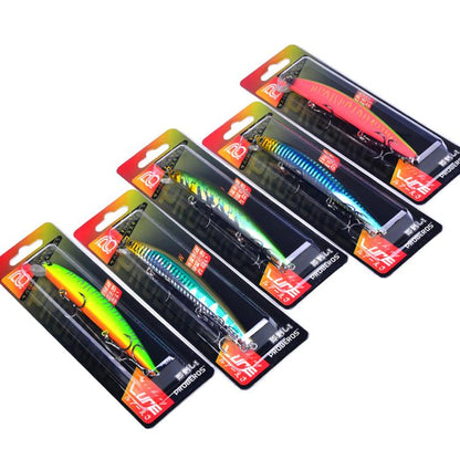PROBEROS DW622 12.5cm-16g Submerged Minnow Lure All-Purpose Sea Fishing Plastic Bionic Hard Bait