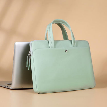 15-15.6inch Universal Laptop Bag Briefcase Multifunctional Shockproof Computer Bag, Pink, Beige, Black, Blue, Gray, Green