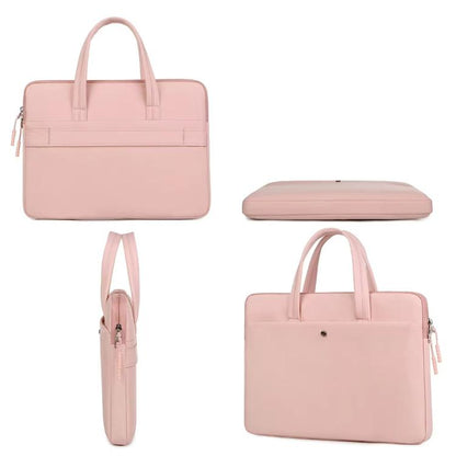 15-15.6inch Universal Laptop Bag Briefcase Multifunctional Shockproof Computer Bag, Pink, Beige, Black, Blue, Gray, Green