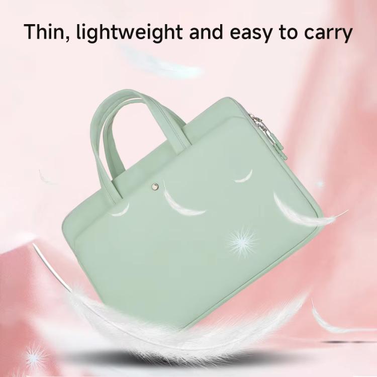 15-15.6inch Universal Laptop Bag Briefcase Multifunctional Shockproof Computer Bag, Pink, Beige, Black, Blue, Gray, Green