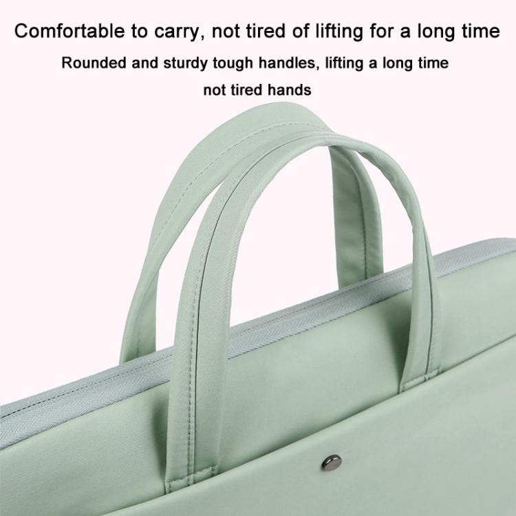 15-15.6inch Universal Laptop Bag Briefcase Multifunctional Shockproof Computer Bag, Pink, Beige, Black, Blue, Gray, Green