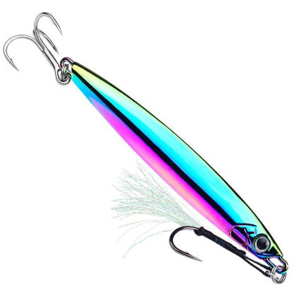PROBEROS LF144 Zinc Alloy Lure Long-Distance Casting Fast-Draw Spanish Mackerel Mirror Bait, 15g, 20g, 30g, 40g, 60g, 80g, 10g