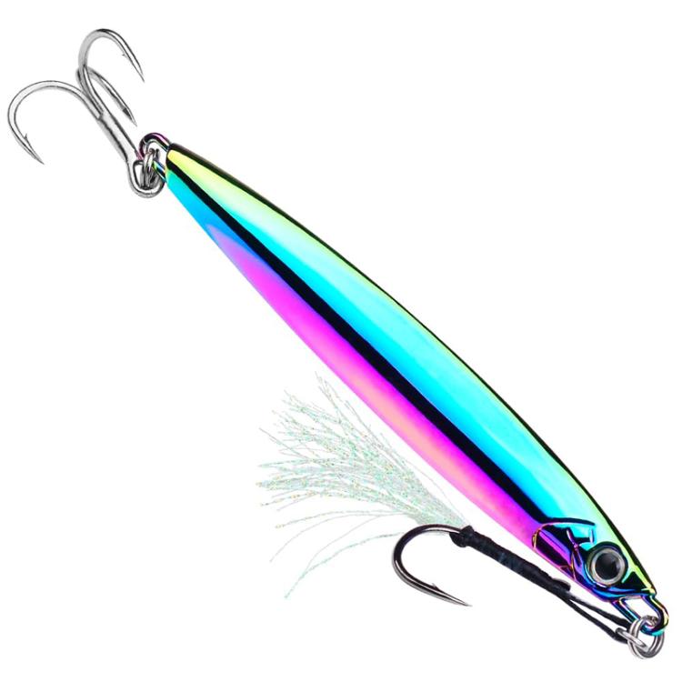 PROBEROS LF144 Zinc Alloy Lure Long-Distance Casting Fast-Draw Spanish Mackerel Mirror Bait, 15g, 20g, 30g, 40g, 60g, 80g, 10g