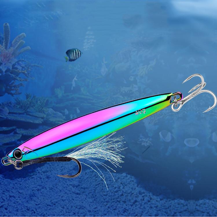 PROBEROS LF144 Zinc Alloy Lure Long-Distance Casting Fast-Draw Spanish Mackerel Mirror Bait, 15g, 20g, 30g, 40g, 60g, 80g, 10g