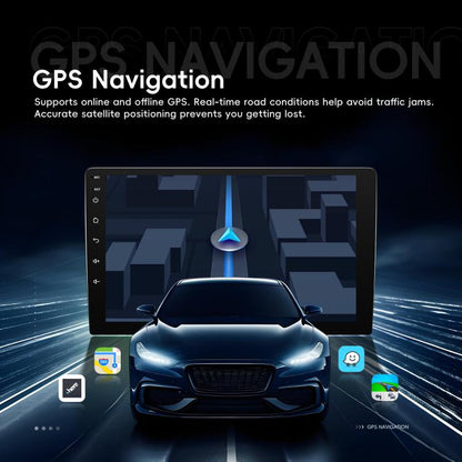 9 Inch Android 4+64G Dual-Butt Large Screen Car Carplay Built-In DAB Car Central Control Integrated Navigation System, Standard, Standard+AHD+Microphone