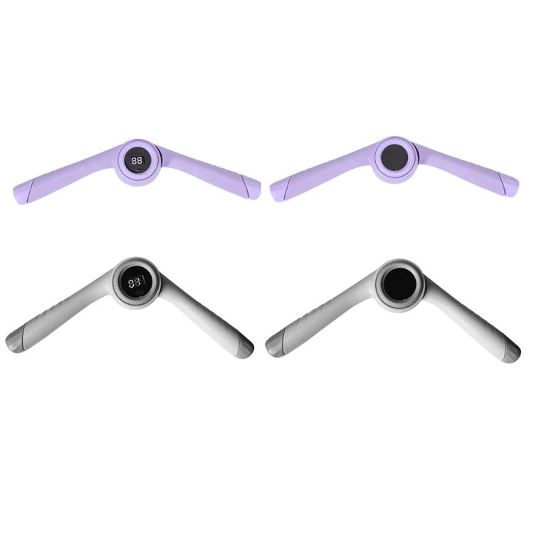 Triangular Mechanical Design Gripper Silent Arm Strength Trainer, Counting Model Violet, Violet, Counting Model Sky Gray, Sky Gray
