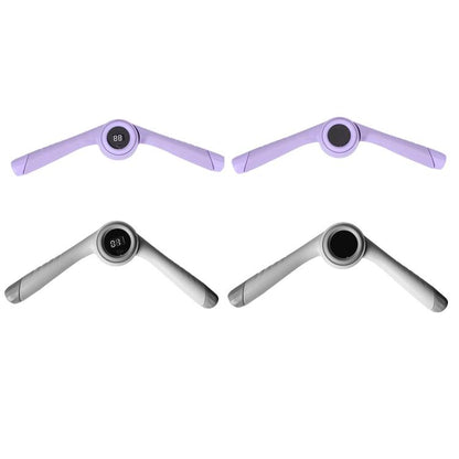 Triangular Mechanical Design Gripper Silent Arm Strength Trainer, Counting Model Violet, Violet, Counting Model Sky Gray, Sky Gray