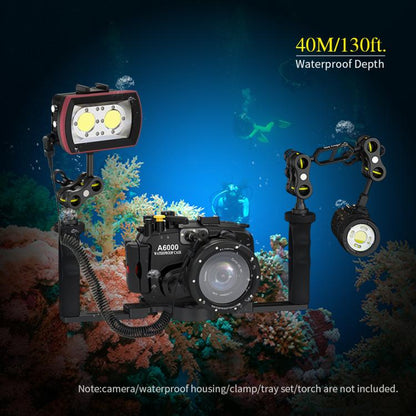 Sea Frogs SL-21 3500 Lumen 40m/130ft Waterproof Video Light For Diving Photo, SL-21