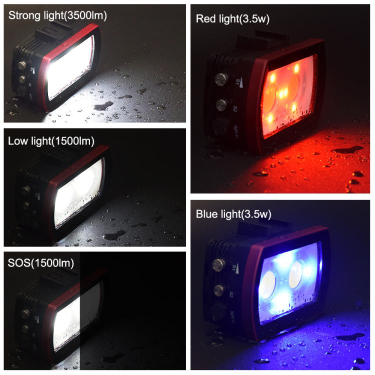 Sea Frogs SL-21 3500 Lumen 40m/130ft Waterproof Video Light For Diving Photo, SL-21