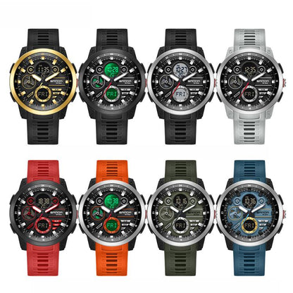 SANDA 3379 Sport Waterproof Alarm Clock Reminder Electronic Watch