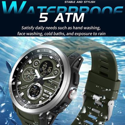 SANDA 3379 Sport Waterproof Alarm Clock Reminder Electronic Watch