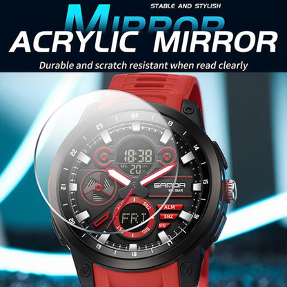 SANDA 3379 Sport Waterproof Alarm Clock Reminder Electronic Watch