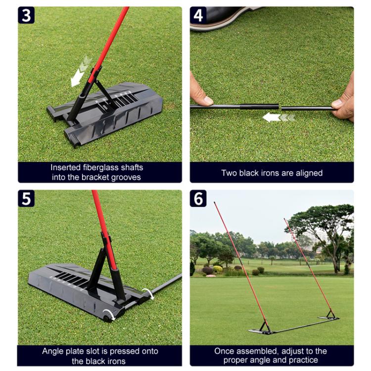 Golf Flat Swing Practice Angle Adjustment Corrector, PGM JZQ037