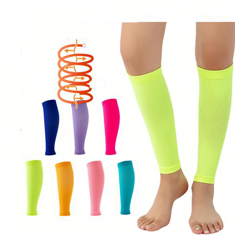 5pairs /Pack 168 Needle Nylon Compression Football Socks Calf Support, Free Size