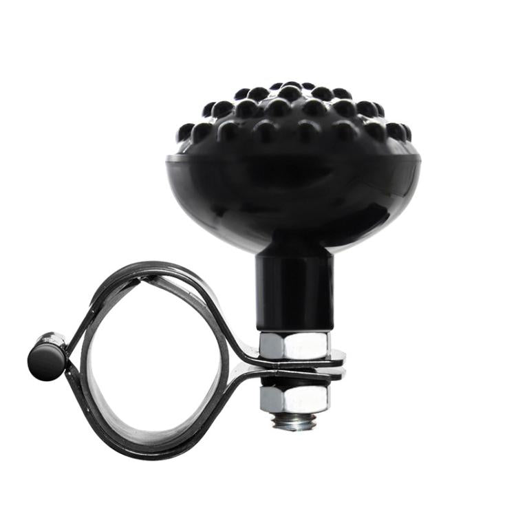 Car Steering Wheel Booster Non-Slip One-Handed Turning Assistant Ball, Mahogany-Massage Model, Black-Massage Model, Carbon Fiber Pattern-Massage Model