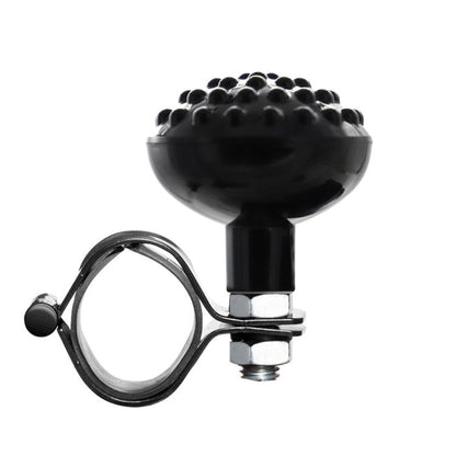 Car Steering Wheel Booster Non-Slip One-Handed Turning Assistant Ball, Mahogany-Massage Model, Black-Massage Model, Carbon Fiber Pattern-Massage Model