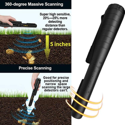Goint IP67 Waterproof Handheld Metal Detector Outdoor Archaeological Treasure Hunter Security Detector