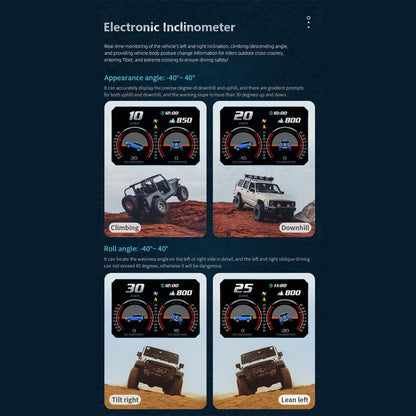 P25 Car HUD Head-up Display OBD+GPS LCD Multifunctional Instrument, P25