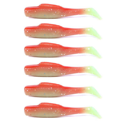 HENGJIA 6pcs / Box Outdoor Fishing Floating Soft Bait 8cm-5g Bionic False Lure, 1#, 2#, 3#, 4#, 5#, 6#