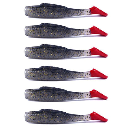 HENGJIA 6pcs / Box Outdoor Fishing Floating Soft Bait 8cm-5g Bionic False Lure, 1#, 2#, 3#, 4#, 5#, 6#