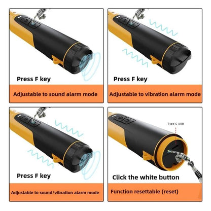 Goint IP960 Handheld 3 In 1 Metal Detector Outdoor Treasure Hunting Pulse Waterproof Rechargeable Gold Detector, IP960