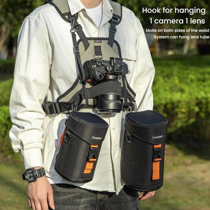 Camera Strap Vest Outdoor Stress Relief DSLR Camera Quick Release Vest, D182