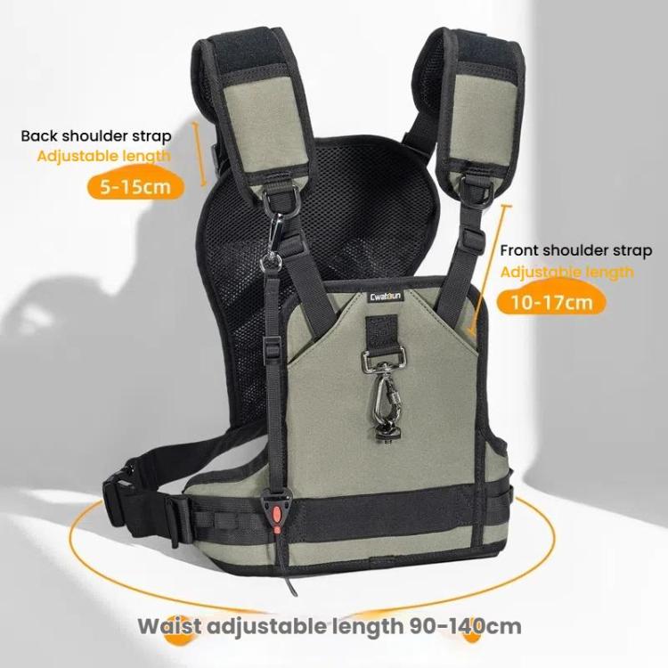 Camera Strap Vest Outdoor Stress Relief DSLR Camera Quick Release Vest, D182