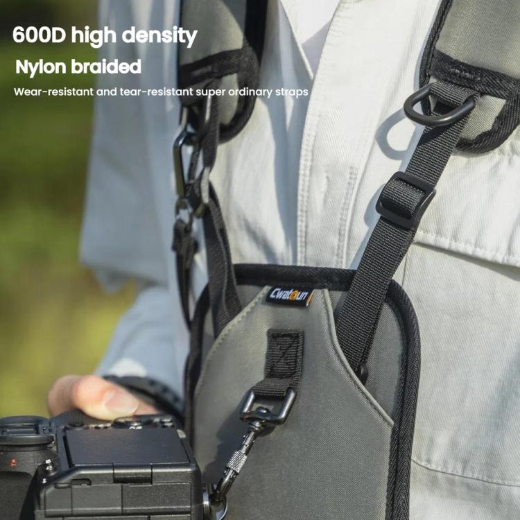 Camera Strap Vest Outdoor Stress Relief DSLR Camera Quick Release Vest, D182