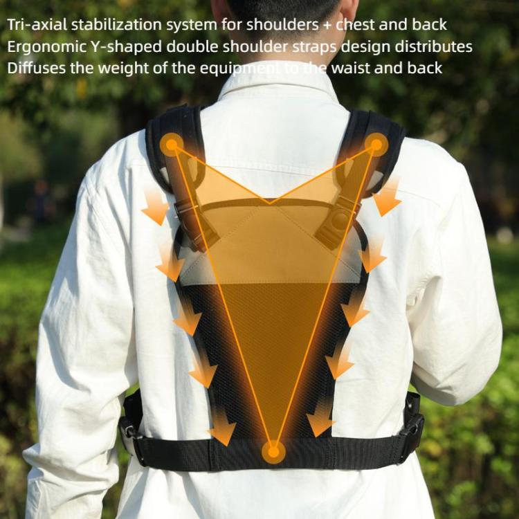 Camera Strap Vest Outdoor Stress Relief DSLR Camera Quick Release Vest, D182