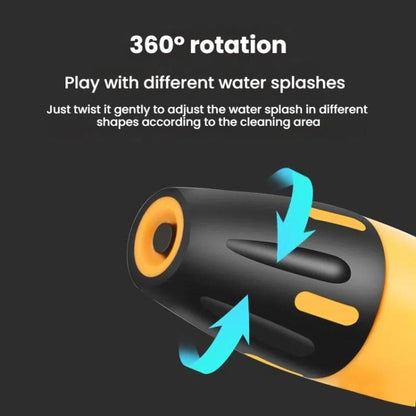 High-pressure Car Wash Sprinkler Household Spray Nozzle Rinse Watering Car Cleaning Tools, No Fittings, With Connectors+10m Spring Tube, With Connectors+20m Spring Tube, With Connectors+30m Spring Tube, With Connectors+10m Spring Tube+Foam Jug